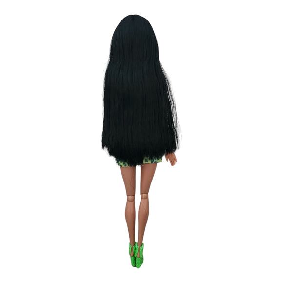 Dressed Fashion Doll 1/6 Scale Doll Movable Joints Articulated Green Dress - Picture 3 of 4